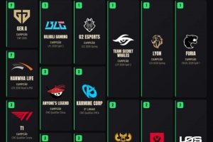 EWC参赛队伍全部确定：BLG、JDG、AL、GEN、T1、HLE、DK等参赛！